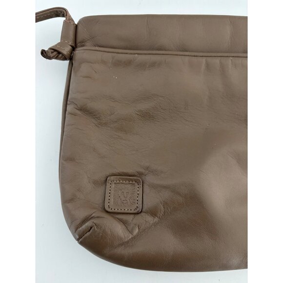 Anne Klein Purse Brown Crossbody Minimalist Vintage Look Quiet Luxury Old Money - Picture 11 of 12